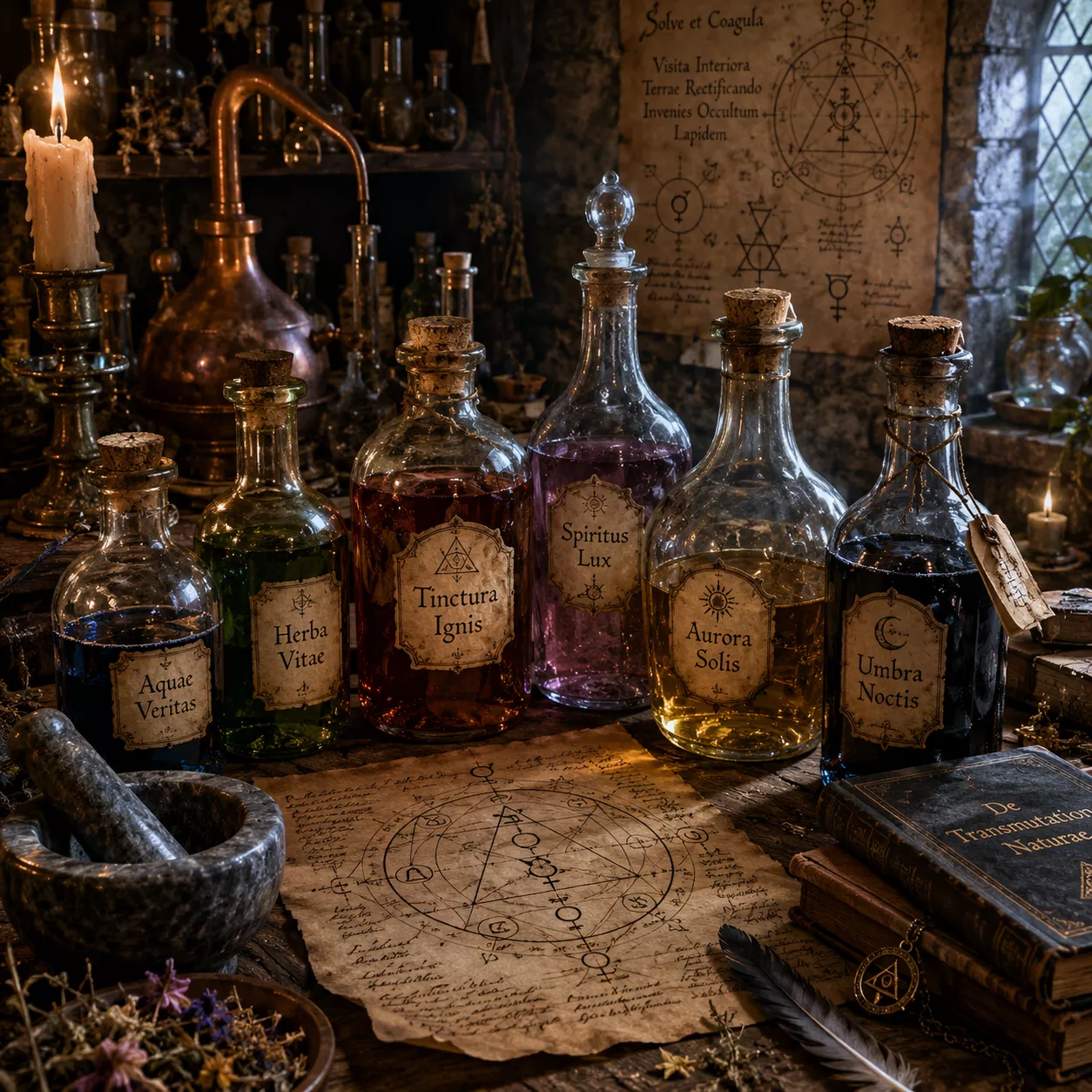 Alchemie - Tinkturen - Essenzen