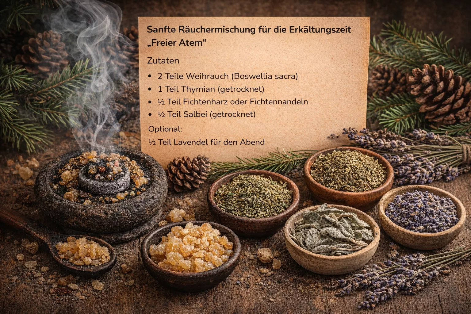 Räuchermischung Erkältungszeit Kraitaweibl e.U.