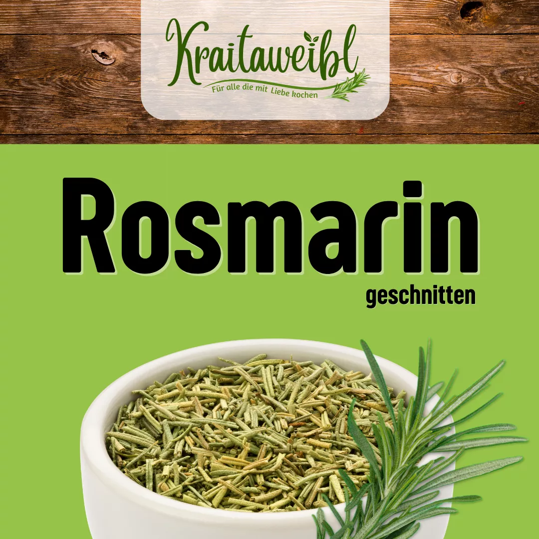 Rosmarin geschnitten